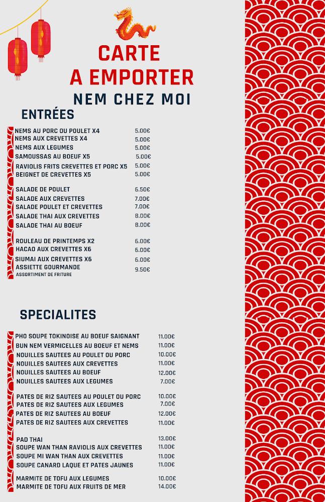 Nem Chez Moi - Menu Image 2
